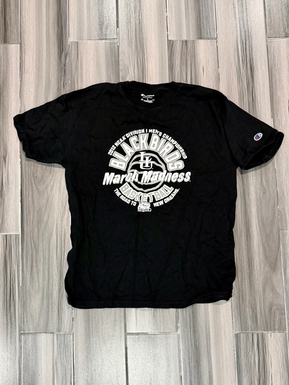 Champion LIU Blackbirds Short Sleeve Graphic Tee 2012